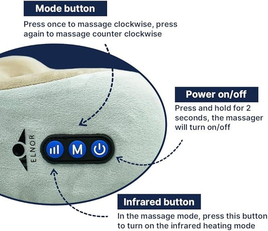 Neck Massager U-Shaped Pillow