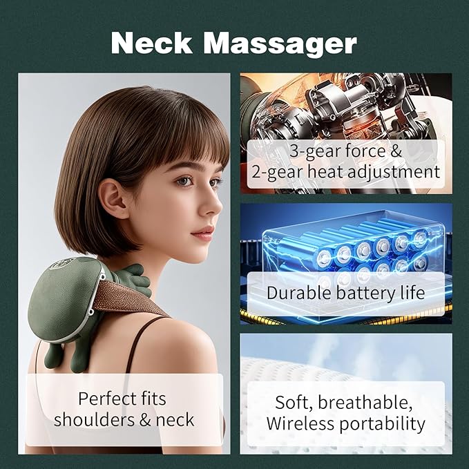 Smart Finger Pressure Neck Massager